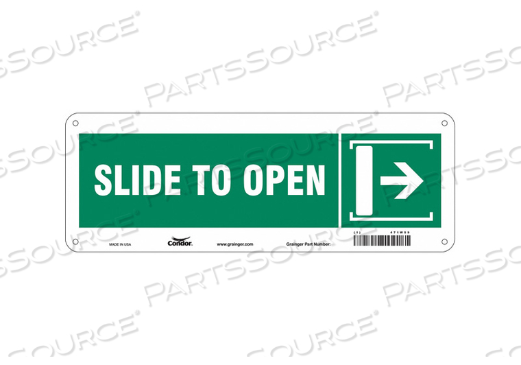 SAFETY SIGN 14 W X 5 H 0.004 THICK 