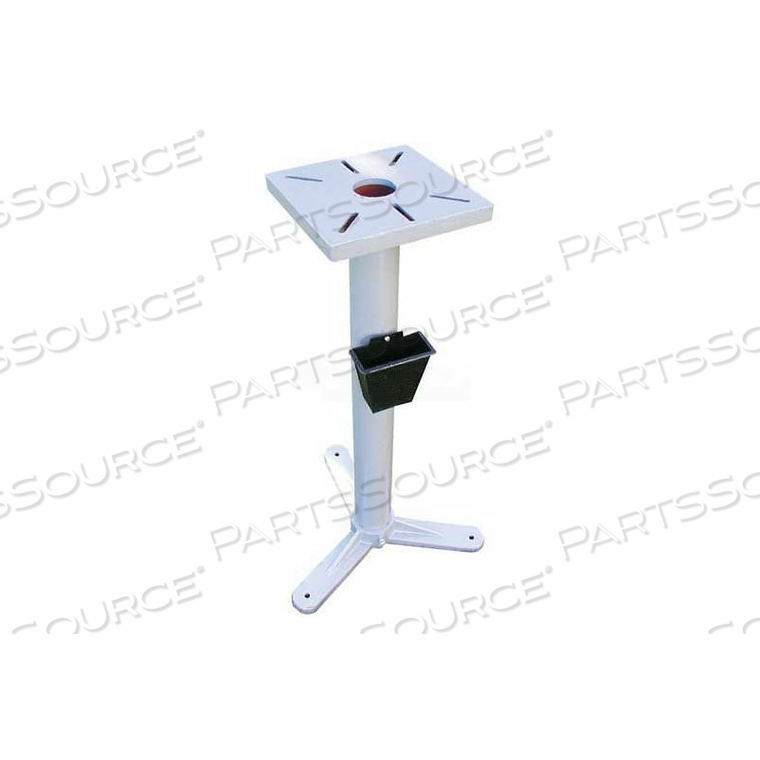 PEDESTAL STAND FOR BENCH GRINDERS, 9-3/4" SQUARE MOUNTING SURFACE by ABS