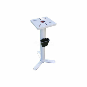 PEDESTAL STAND FOR BENCH GRINDERS, 9-3/4" SQUARE MOUNTING SURFACE by ABS