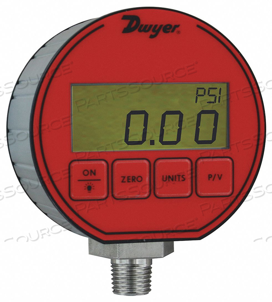 DIGITAL PRESSURE GAUGE 3 DIAL SIZE RED by Dwyer Instruments DIGITAL PRESSURE GAUGE 3 DIAL SIZE RED by Dwyer Instruments