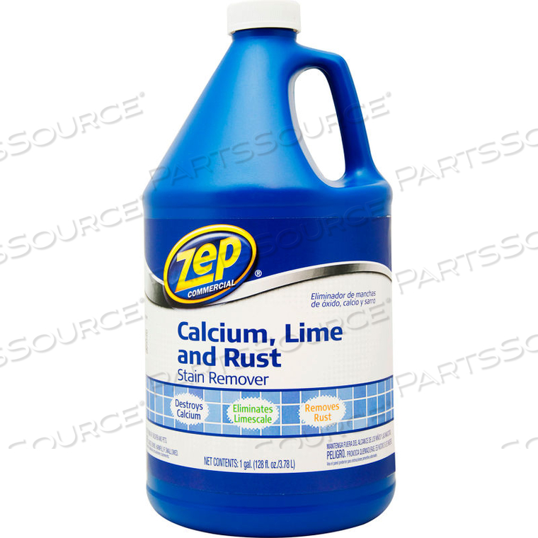 CALCIUM, LIME AND RUST REMOVER, GALLON BOTTLE, 4 BOTTLES by Zep