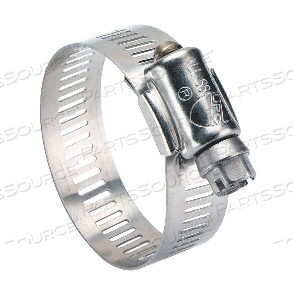 WORM GEAR HOSE CLAMP 9/16 W 1 ID PK10 