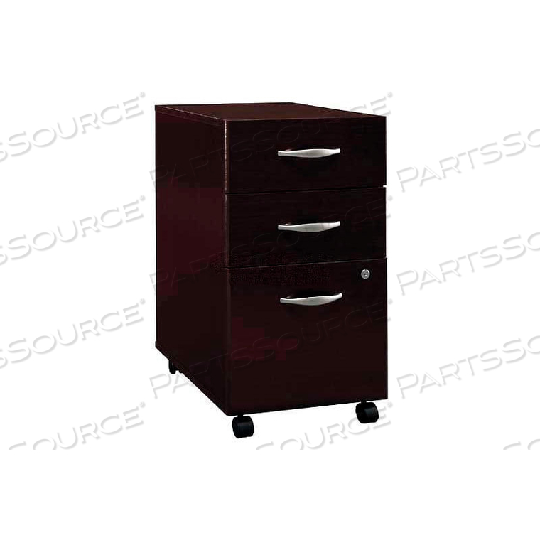 THREE DRAWER FILE CABINET - MOCHA CHERRY - SERIES C by Bush Industries THREE DRAWER FILE CABINET - MOCHA CHERRY - SERIES C by Bush Industries