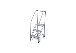 ROLLING LADDER WELDED PLATFM 30IN H by Cotterman