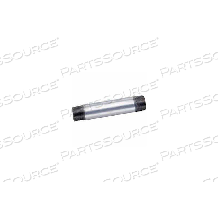 3/4 IN X 2 IN GALVANIZED STEEL PIPE NIPPLE 150 PSI LEAD FREE by Anvil International