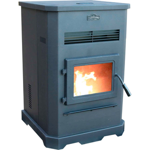 CLEVELAND IRON WORKS PELLET STOVE HEATER - 49000 BTU WITH 130 LB. HOPPER by Enerco