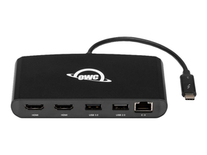 OWC THUNDERBOLT 3 MINI DOCK, DOCKING STATION, THUNDERBOLT 3, 2 X HDMI, GIGE by Other World Computing