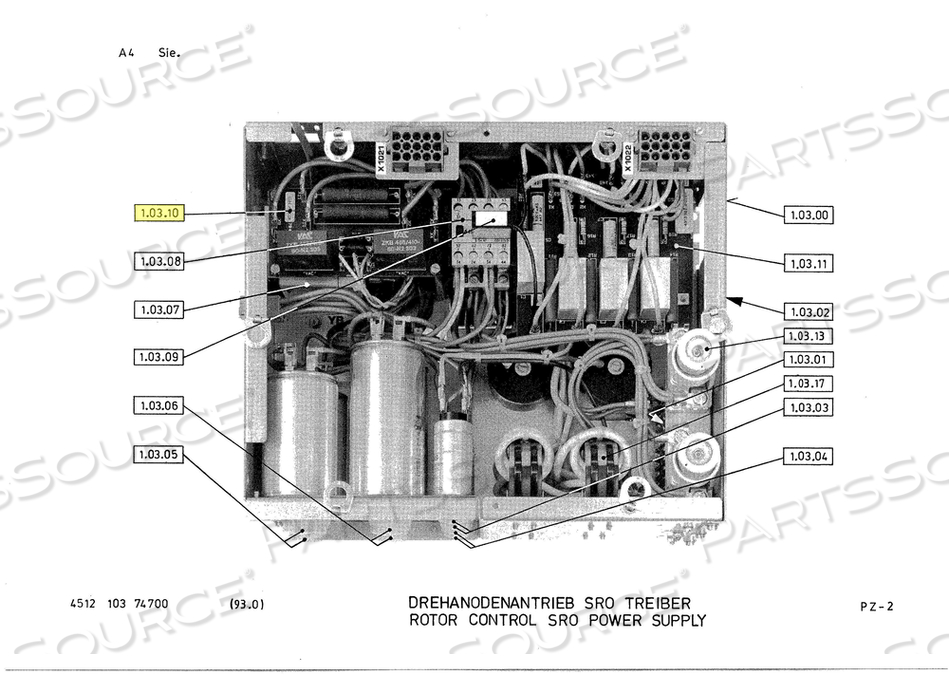 PCB CURRENT TRANSFORMER 1 SCP/ by Philips Healthcare