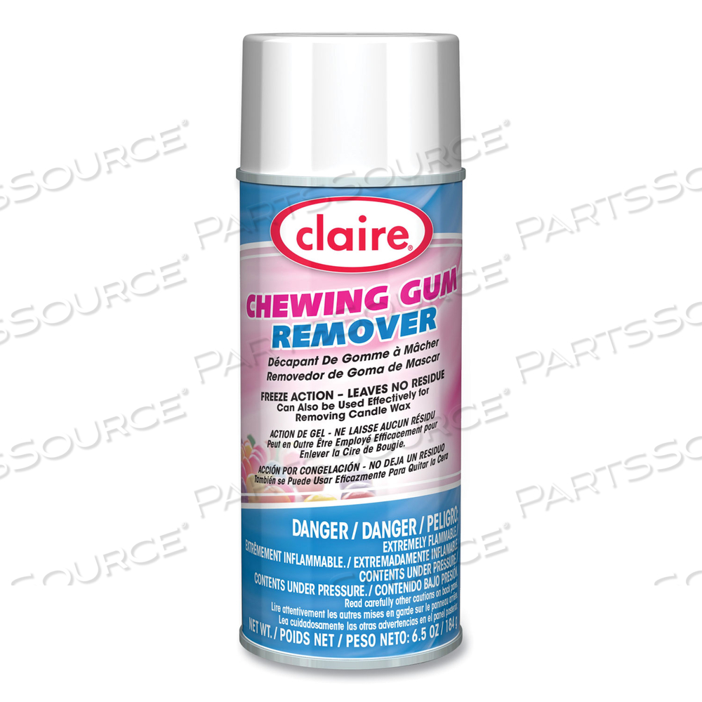 CHEWING GUM REMOVER, CHERRY SCENT, 6.5 OZ AEROSOL SPRAY, DOZEN 