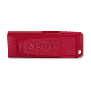 STORE 'N' GO USB FLASH DRIVE, 128 GB, RED by Verbatim