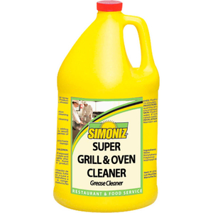SUPER GRILL & OVEN GREASE CLEANER GALLON BOTTLE, 4 BOTTLES/CASE by Simoniz USA