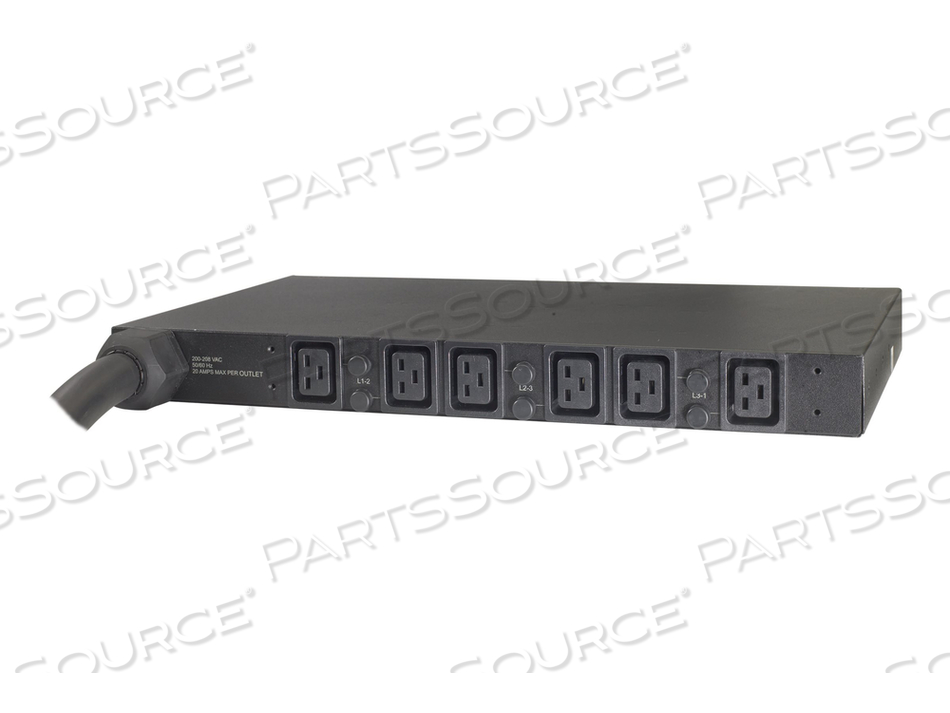 RACK PDU, BASIC, 1U, 14.4KW, 208V, (6) C19 by APC / American Power Conversion