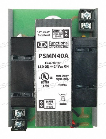 POWER SUPPLY 40VA 120V INPUT by RIB