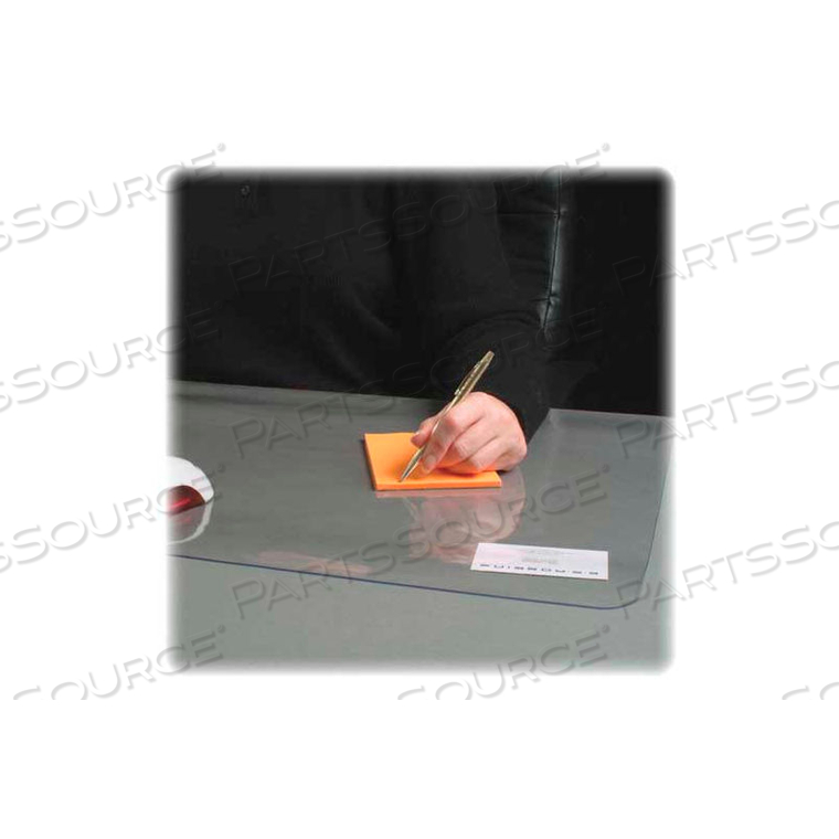 CLEAR DESK PAD, PVC, 36"W X 20"D by Lorell CLEAR DESK PAD, PVC, 36"W X 20"D by Lorell