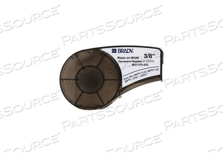 LABEL CARTRIDGE BLACK/WHITE 21 FT L by Brady Americas