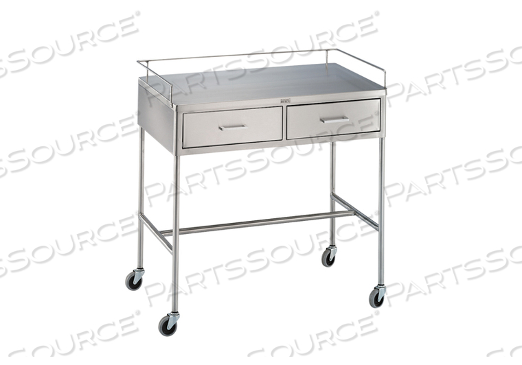 CRESCENT WORK TABLE 36"W X 34"H X 20"D W/H-BRACE by Blickman