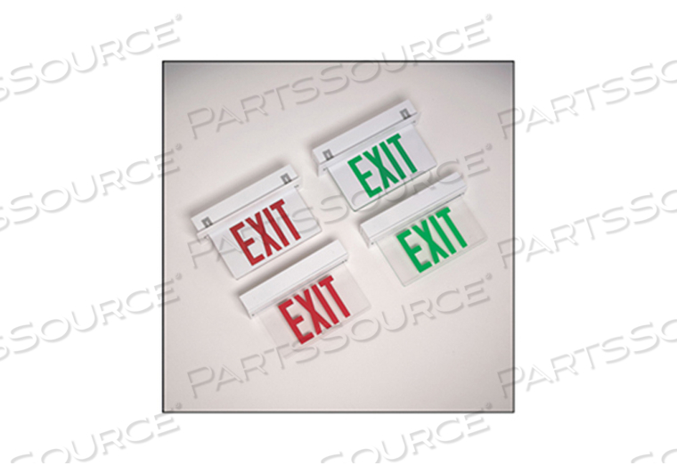 EDGE-LIT EXIT SIGN 14.0W RED 1 by Big Beam