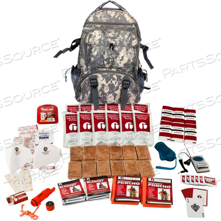 SKG2 2 PERSON SURVIVAL KIT, BACKPACK, CAMO 