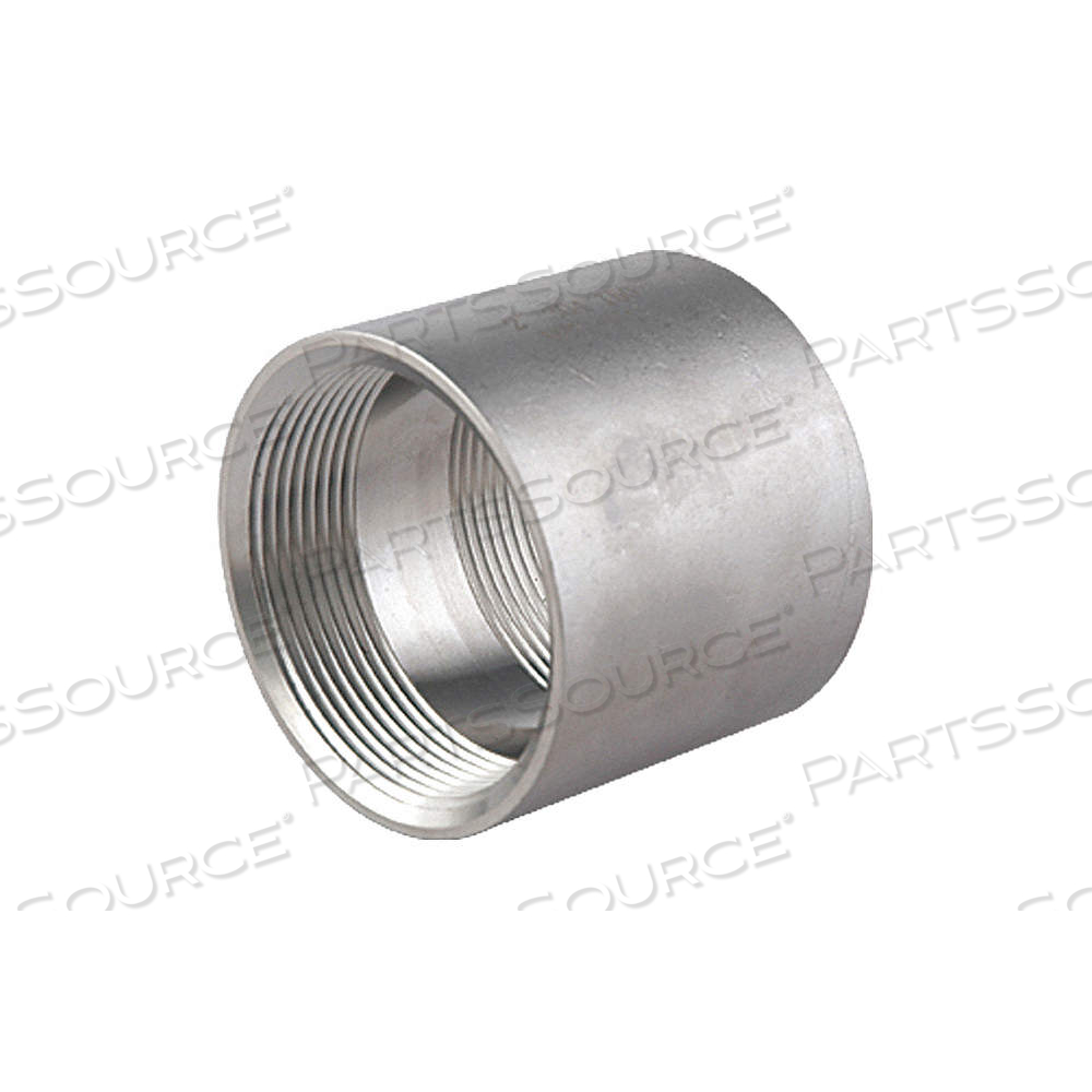 COUPLING, 316 STAINLESS STEEL, 1/8 IN X 1/8 IN FITTING PIPE SIZE, FEMALE NPT X FEMALE NPT, CLASS 150 by Approved Vendor