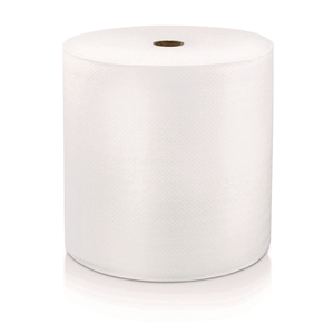 HARD WOUND ROLL TOWEL, 1-PLY, 8" X 1,000 FT, WHITE, 6 ROLLS/CARTON by LoCor