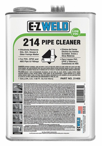 PIPE CLEANER PVC AND CPVC 128 OZ. CLEAR by E-Z Weld