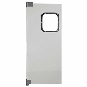 LIGHT TO MEDIUM DUTY SERVICE DOOR SINGLE PANEL GRAY 3' X 7' by Chase Industries, Inc.