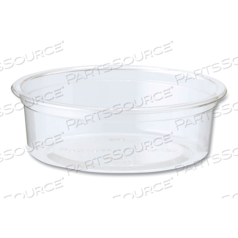 PLA CLEAR COLD CUPS, FLAT STYLE, 2 OZ, CLEAR by World Centric PLA CLEAR COLD CUPS, FLAT STYLE, 2 OZ, CLEAR by World Centric