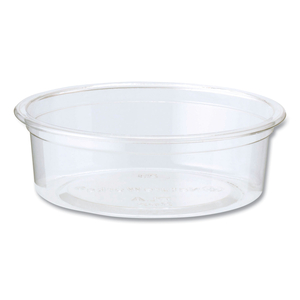 PLA CLEAR COLD CUPS, FLAT STYLE, 2 OZ, CLEAR, 2,000/CARTON by World Centric