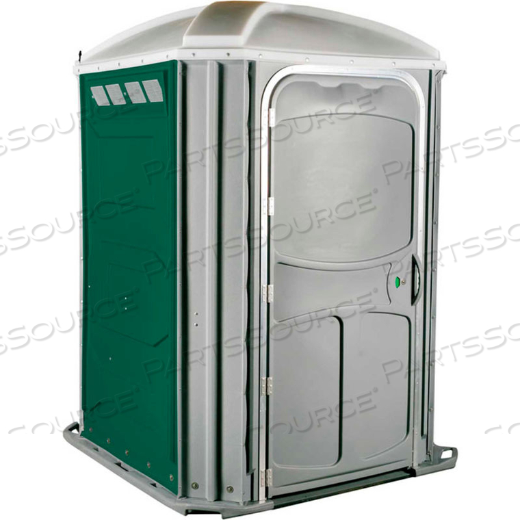 COMFORT XL WHEEL CHAIR ACCESSIBLE PORTABLE RESTROOM EVERGREEN 