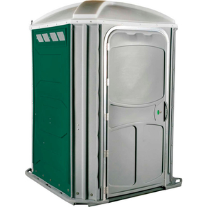 COMFORT XL WHEEL CHAIR ACCESSIBLE PORTABLE RESTROOM EVERGREEN by Polyjohn