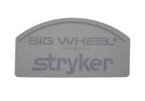 BIG WHEEL LABEL, GRAY by Stryker Medical