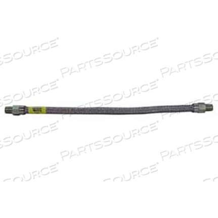 HOSE, GAS, 1/2"NPTX60"S/S, HD by Dormont