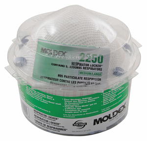 DISPOSABLE RESPIRATOR M/L N95 MOLDED PK5 by Moldex DISPOSABLE RESPIRATOR M/L N95 MOLDED PK5 by Moldex