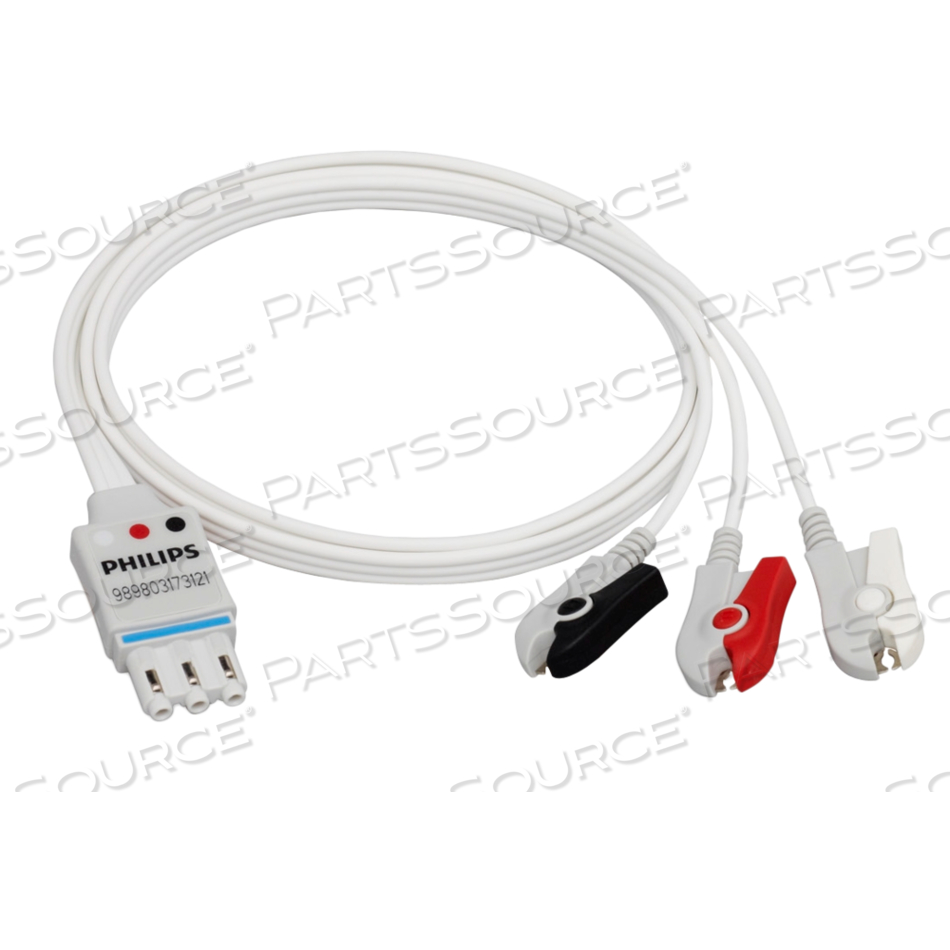 3 LEAD DISPOSABLE ECG LEADWIRE SET 