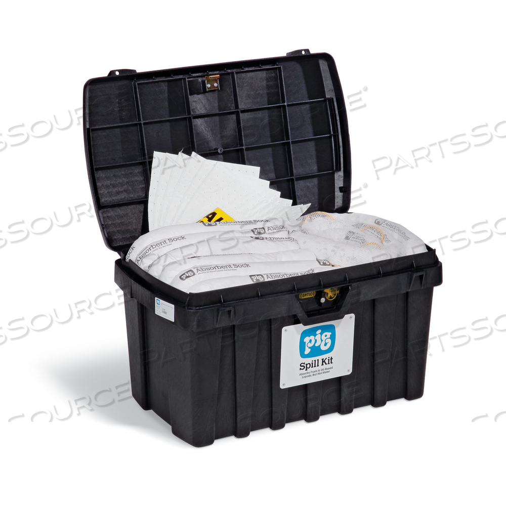 PIG OIL-ONLY TRUCK SPILL KIT IN STORAGE BOX by New Pig Corporation