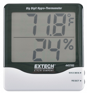 INDOOR DIGITAL HYGROMETER 14 TO 140 F by Extech Instruments