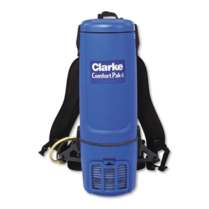 COMFORT PAK BACKPACK VACUUM, 6 QT TANK CAPACITY, BLUE by Clarke