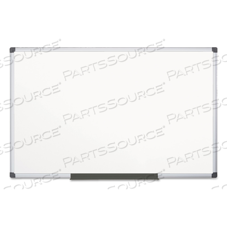 VALUE MELAMINE DRY ERASE BOARD, 48 X 96, WHITE, ALUMINUM FRAME by MasterVision VALUE MELAMINE DRY ERASE BOARD, 48 X 96, WHITE, ALUMINUM FRAME by MasterVision