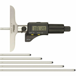 IP54 0-6" / 150MM ELECTRONIC DEPTH MICROMETER by Fowler