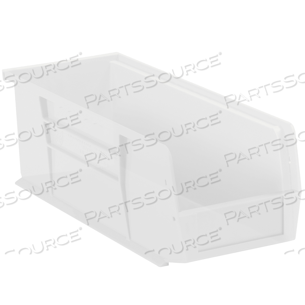 PLASTIC STACK & HANG BIN BOXES, 10 7/8" X 4 1/8" X 4", CLEAR, 12/CASE by BOX Partners (Box Acquisitions, LLC)