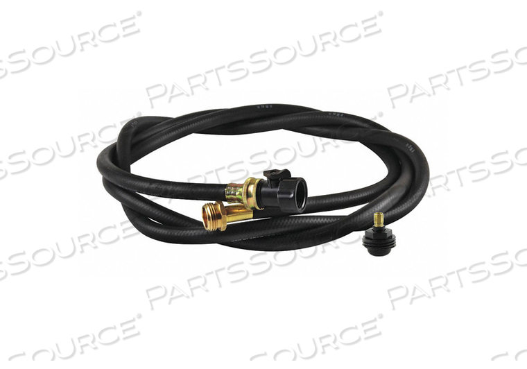 WATER HOSE RUBBER/BRASS 10 FT. by Safe-T-Seal