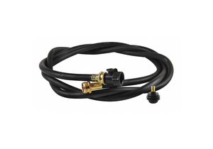 WATER HOSE RUBBER/BRASS 10 FT. by Safe-T-Seal