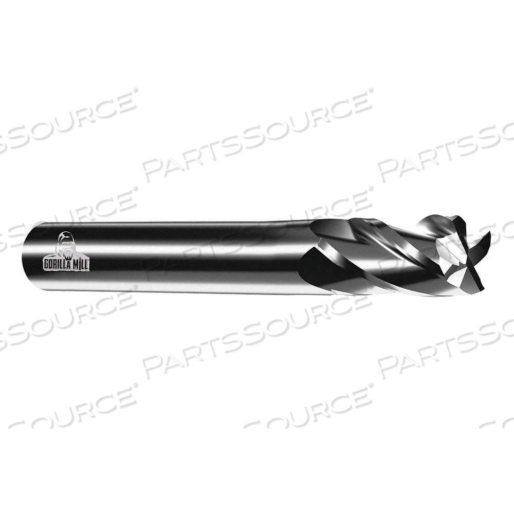 SQUARE END MILL, CENTER CUTTING, 4 FLUTES, 5/8 IN MILLING DIA, 3 IN LG OF CUT by Approved Vendor