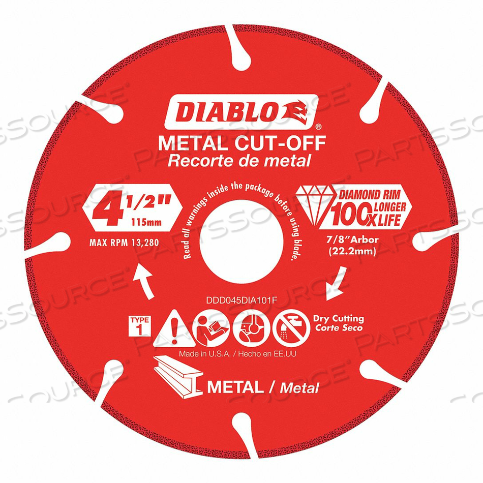 DIAMOND SAW BLADE BLADE DIA 4-1/2 IN. by Diablo