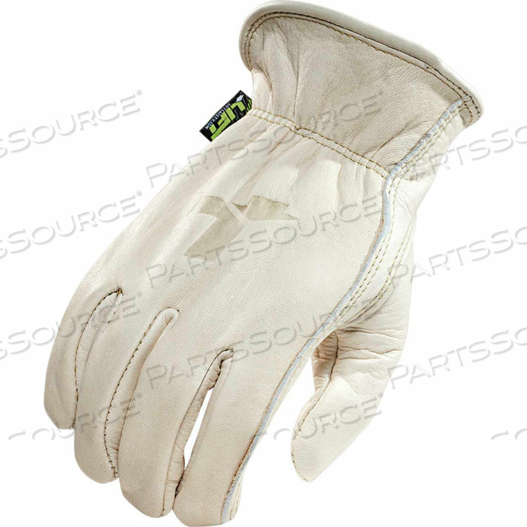 8 SECONDS LINED LEATHER GLOVE, FLEECE LINING, XL, 1 PAIR by Lift Safety 8 SECONDS LINED LEATHER GLOVE, FLEECE LINING, XL, 1 PAIR by Lift Safety