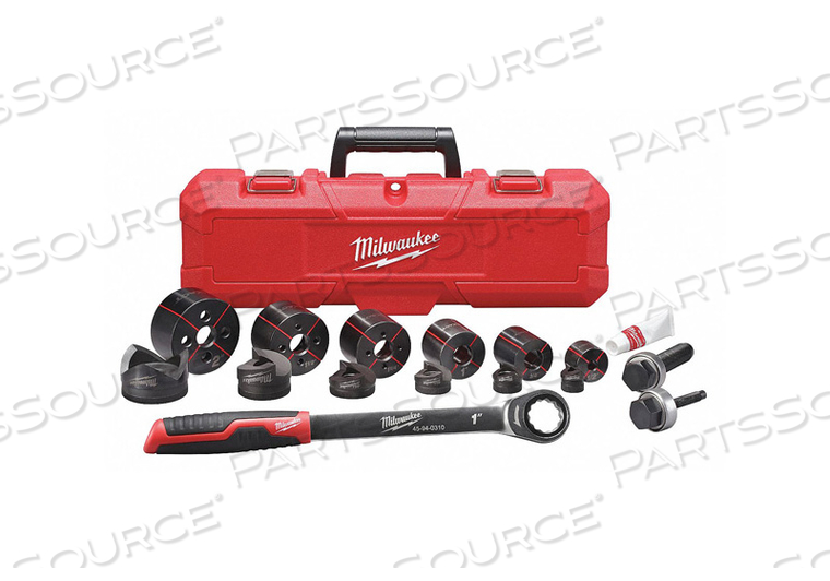 KNOCKOUT PUNCH SET, ROUND KO, SLUG-SPLITTING PUNCH, 10 GA by Milwaukee Electric Tools