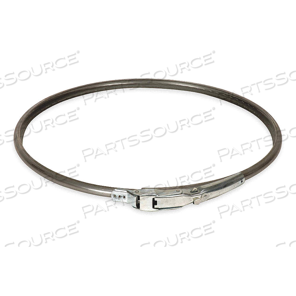 LEVER LOCK RING, FOR 55 GAL DRUM CAPACITY, LEVER LOCK, GRAY by Approved Vendor