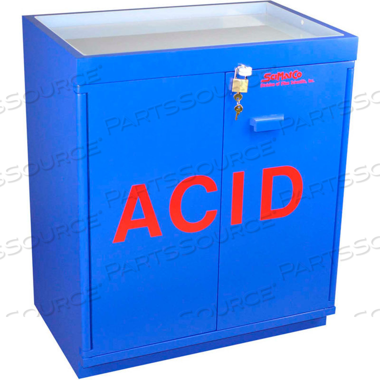30X2.5 LITER, FLOOR BASE CABINET, PARTIALLY LINED, TOP TRAY, 31"W X 20"D X 36-5/8"H by Scimatco 30X2.5 LITER, FLOOR BASE CABINET, PARTIALLY LINED, TOP TRAY, 31"W X 20"D X 36-5/8"H by Scimatco