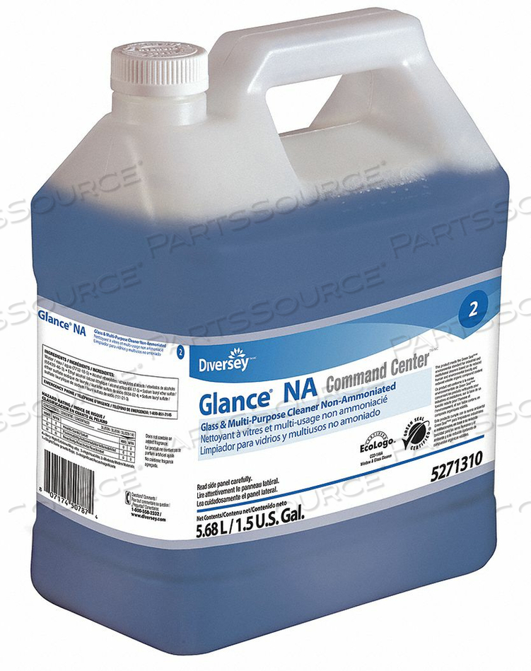 MULTI-SURFACE GLASS CLEANER 1.5 GAL. PK2 