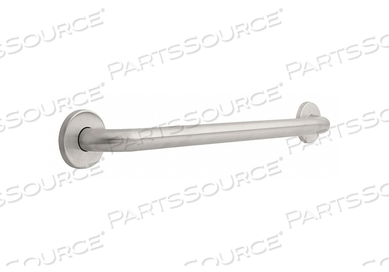 GRAB BAR STNLSS STEEL 24IN L 1-1/4IN DIA by Franklin Brass GRAB BAR STNLSS STEEL 24IN L 1-1/4IN DIA by Franklin Brass